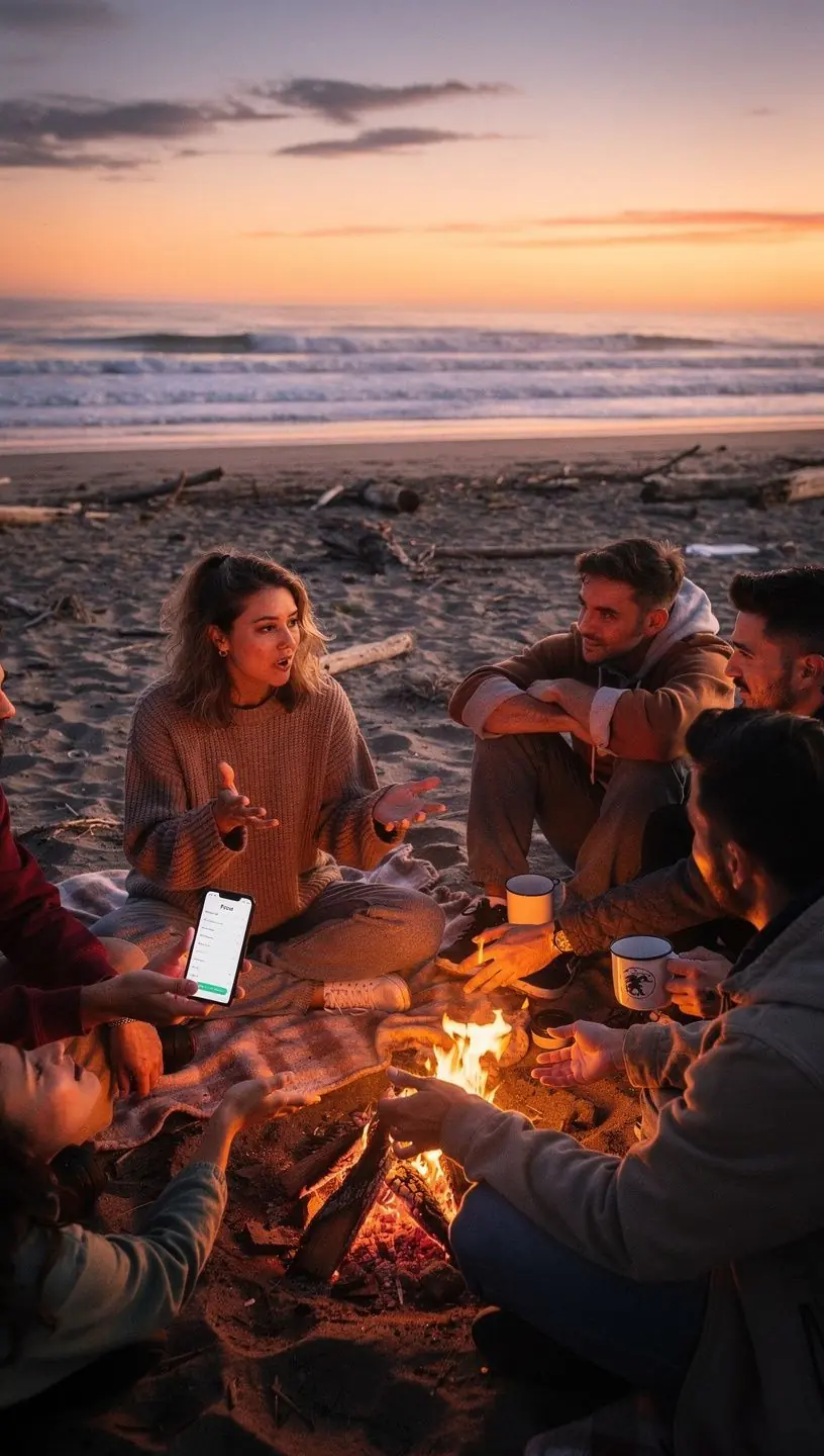 Digital detox concept for minimalist living