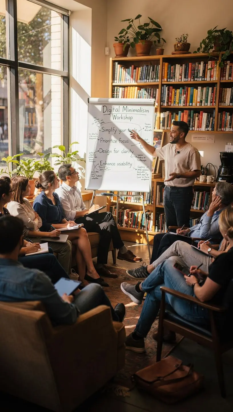 Modern office workspace